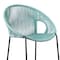 Armen Living Acapulco 30" Indoor Outdoor Steel Bar Stool with Wasabi Rope LCACBAWSB30 - alternate 2